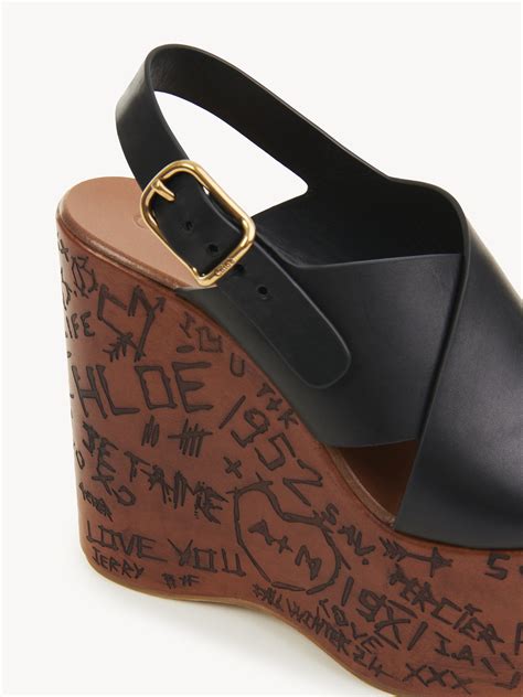 chloe maxime wedge sandal